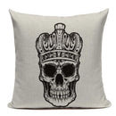 Axyaa Mexican Skull Cushion Covers: High-Quality Black Throw Pillow Cases