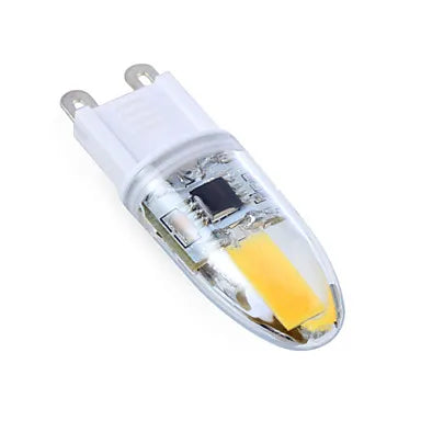 Axyaa 5pcs 2W LED G9 Bulb 220V COB 160LM Chandelier Lights Replace Halogen