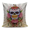 Axyaa Mexican Skull Cushion Covers: High-Quality Black Throw Pillow Cases
