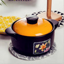 Axya™ Round Insulation Cotton Table Mat - Hot Pot Coaster & Kitchen Potholder