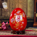 Axyaa Elegant Chinese Cloisonne Vase: Luxury Porcelain Ornament for Home Decor