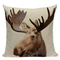 Axyaa Animal Series Cushion Cover: Tiger Elephant Monkey Pillow Cover Home Decor