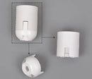 Axyaa E27/E14 Lamp Bulb Holder | Lighting Accessory Fitting Socket Base | Black/White, 110-220V