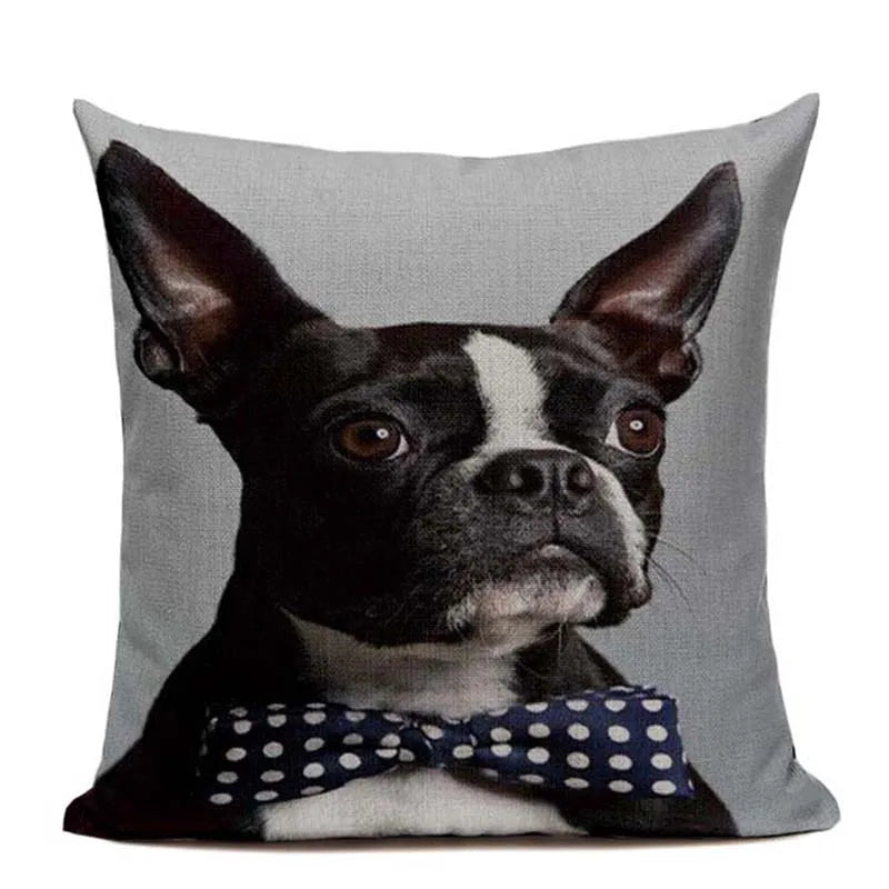 Axyaa Luxury Animal Pillow Case - 45x45cm Square Custom Cushion