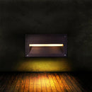 Axyaa 3W Outdoor LED Step Light IP65 Aluminum Recessed Wall Stair Lamp