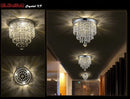 Axyaa LED Crystal Ceiling Lights for Living Room - Modern Luminarias