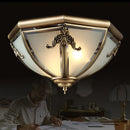 Axyaa European Copper Ceiling Light for Balcony Aisles, Staircases, and Storage Rooms