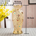 Axyaa Europe Gold Ceramic Vase: Creative Porcelain Decor for Home & Wedding