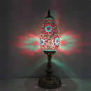 Axyaa Turkish Mosaic Table Lamp Vintage Art Deco Handcrafted Bedside Light