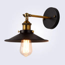 Axyaa American Vintage Wall Lamp 22cm Diameter E27 Bedside Indoor Lights 110V/220V