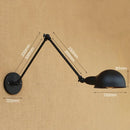 Axyaa Retro Vintage Wall Lamp Industrial Style LED Sconce Rustic Applique