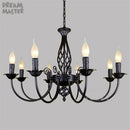 Axyaa Modern Wrought Iron Chandeliers for Dining Living Room Hotel Decor