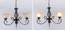 Axyaa Classic Iron Chandelier E27 Led Ceiling Light - European Traditional Fixture