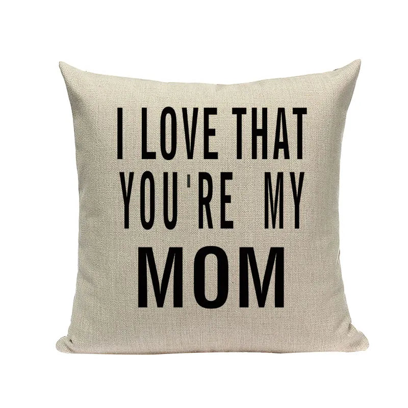 Axyaa Love Letter Cushion Cover Decorative Pillows Sofa Car Home Decor Linen Throw Pillow Case