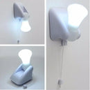 Axyaa LED Pull Cord Wall Night Light for Home Bedroom Closet Lighting