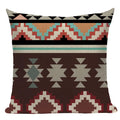 Axyaa Boho Plaid Stripes Pillow Cover 45x45cm Sofa Chair Custom Print Square