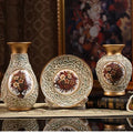Axyaa Ceramic Vase Set for Stylish Dried Flowers Arrangement and Home Decor
