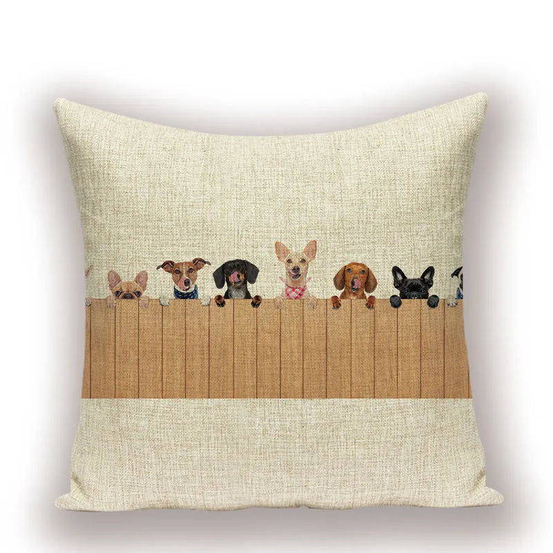 Axyaa Cartoon Cushion Cover 45x45cm - High Quality Pillowcase for Living Room