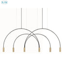 Axyaa Postmodern Arch Chandelier: Creative Personality Design for Home, Restaurant, Café, Study