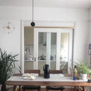 Axya Geometric Strip Pendant Lamps - Minimalist Luxury Copper Light for Modern Spaces