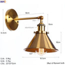 Axyaa Vintage Silver Wall Lamp Sconces Industrial Home Lighting