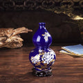 Axyaa Elegant Chinese Cloisonne Vase: Luxury Porcelain Ornament for Home Decor