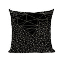 Axyaa Geometric Wave Dots Line Spring Cushion Cover - Black White - Custom Home Decor Pillow Cover