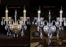 Axyaa 6/8/15/18 Arms Crystal Chandeliers & Pendants for Living Room