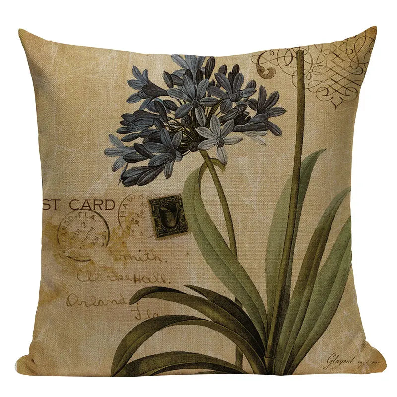 Axyaa Nordic Animal Plant Decorative Pillow Case Covers for Sofa