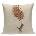 Axyaa Cute Animal Cartoon Home Decor Cushions - Golden Retriever & Koala Pillows
