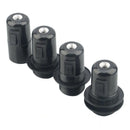 Axyaa E27 Socket Lamp Base with Switch - Black Bulb Holder Socket