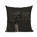 Axyaa Geometric Wave Dots Line Spring Cushion Cover - Black White - Custom Home Decor Pillow Cover