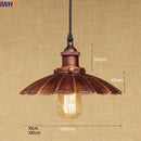 Axyaa Rustic Pendant Light Retro Vintage Edison Style Loft Industrial Lamp