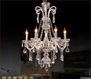 Luxury White Transparent LED Crystal Chandelier by Axyaa for Elegant Living Room