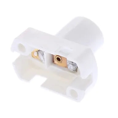Axyaa 10PCS E12 White Base Lamp Holder High Quality Lighting Accessory