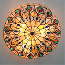 Axyaa Meditteranean Sea Shell Peacock Tail Ceiling Light with E27 Holder