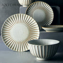 Axya Japanese Stoneware Tableware Set: Bowl, Plate, Soup Bowl, Rice Bowl, Salad Bowl