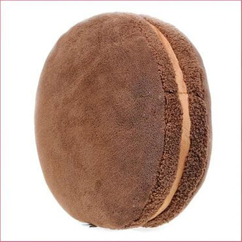 Axya™ Round Macaron Plush Cushion: Cake Pillow for Home Decor, Wedding & Christmas Gift