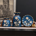Axyaa Ceramic Vase Set for Stylish Dried Flowers Arrangement and Home Decor