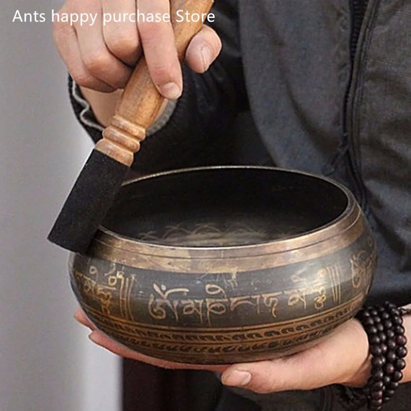 Axya Tibetan Singing Bowl Decorative Wall Dishes