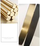 Axyaa Nordic Copper LED Ceiling Lights - Modern Minimalist Acrylic Ceiling Lamps