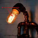 Axyaa Personality Robot Wall Lamp Industrial Style for Home, Restaurant, Bar, and Cafe