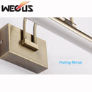 Axyaa Brushed Bronze LED Vanity Light for Europe Bathroom Fixture