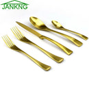 Axyaa Rose Gold Stainless Steel Cutlery Set for 1