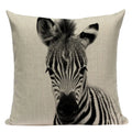 Axyaa Animal Series Cushion Cover: Tiger Elephant Monkey Pillow Cover Home Decor