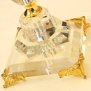 Axyaa Crystal Table Lamp - Elegant Home Decor Lighting for Bedroom or Living Room