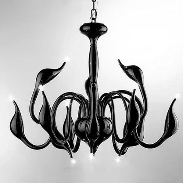 Axyaa Modern Swan Chandelier Nordic LED Lighting for Bedroom and Living Room Decor
