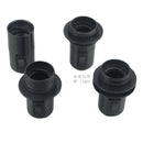 Axyaa E27 Socket Lamp Base with Switch - Black Bulb Holder Socket
