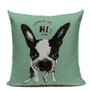 Axyaa Luxury Animal Pillow Case - 45x45cm Square Custom Cushion