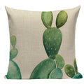Axyaa Tree Green Cushion Cover: Green Decorative Flower Sofa Car Pillow